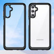 Obal na mobil pre Samsung Galaxy A14 4G/5G, Fusion Hybrid, transparentné / čierne