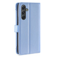Klapkové puzdro pre Samsung Galaxy A54 5G, Wallet Zipper Pocket, modré