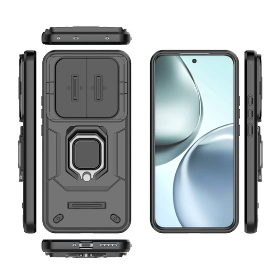 Obal na mobil pre Realme 14 Pro+ 5G, CamShield Slide, čierne