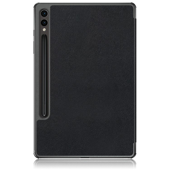 Puzdro pre Samsung Galaxy Tab S9 Plus, Smartcase s priestorom pre stylus, čierne