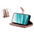 Klapkové puzdro pre Xiaomi Redmi Note 14 Pro 5G / Poco X7 5G, Wallet Zipper Pocket, ružové