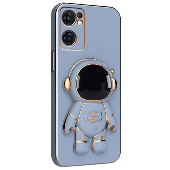 Obal na mobil pre Oppo Reno 7 5G, Astronaut, modré