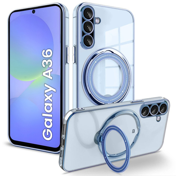 Magnetické puzdro pre Samsung Galaxy A36 5G, pre MagSafe, modré