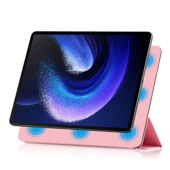 Obal na mobil pre Xiaomi Pad 6, Magnetic Smartcase, ružové