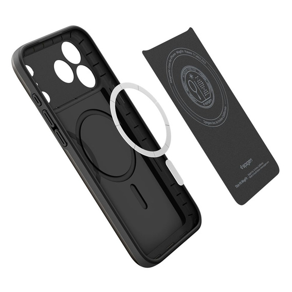 Puzdro Spigen pre iPhone 17 Pro Max, Thin Fit MagSafe, čierne