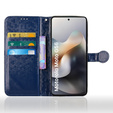 Flipové puzdro pre Motorola Moto G56 5G, Wallet Rhombus, modré
