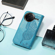 Klapkové puzdro pre Xiaomi Poco F7 Pro, Butterfly, modré