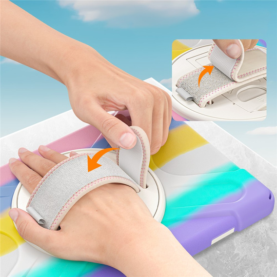 Puzdro s podstavcom a ramenným popruhom pre Samsung Galaxy Tab A11+