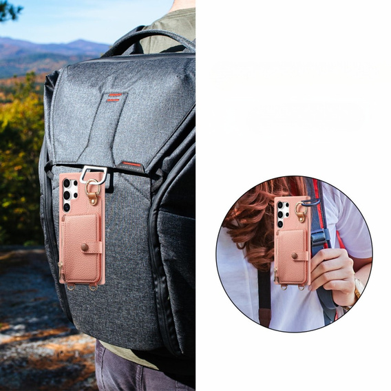 Puzdro pre Samsung Galaxy S25 Ultra, GKK Leather, čierne
