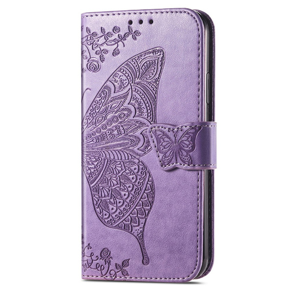 Klapkové puzdro pre Xiaomi 14T Pro, Butterfly, fialové