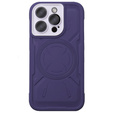 Puzdro pre iPhone 15 Pro Max, ERBORD Armor Mag, fialové
