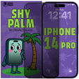 Tmavé sklo na ochranu súkromia Shy Palm pre iPhone 14 Pro