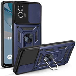 Obal na mobil pre Motorola Moto G53 5G, CamShield Slide, modré