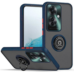 Puzdro pre Oppo Reno 11F 5G, Frosted Ring, modré