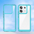 Obal na mobil pre Xiaomi Redmi Note 13 Pro 5G, Fusion Hybrid, transparentné / modré