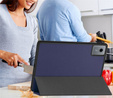 Puzdro pre Lenovo Idea Tab 11" 2025 TB336FU TB336ZU, stojan, Smartcase s držiakom stylusu, tmavomodré
