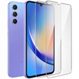 2x tvrdené sklo pre Samsung Galaxy A34 5G, ERBORD 9H Hard Glass na displeji