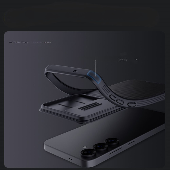 Puzdro Nillkin pre Samsung Galaxy S25, CamShield Pro MagSafe, čierne