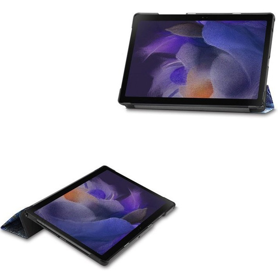 Puzdro pre Samsung Galaxy Tab A8 10.5 SM-X200 SM-X205, Smartcase, modré