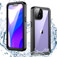 Vodotesné puzdro IP68 pre iPhone 13, čierne