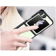 Obal na mobil pre Samsung Galaxy Z Flip 5 5G, Fusion Hybrid, transparentné / čierne
