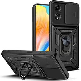 Obal na mobil pre Oppo A38 4G / Oppo A18 4G, CamShield Slide, čierne