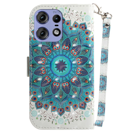 Klapkové puzdro pre Motorola Edge 50 Pro 5G, Wallet, Mandala Flower