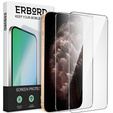 2x tvrdené sklo pre iPhone 11 Pro Max, ERBORD 9H Hard Glass na displeji