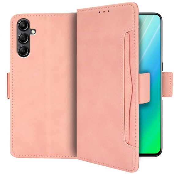 Klapkové puzdro pre Samsung Galaxy A14 4G/5G, Card Slot, ružové
