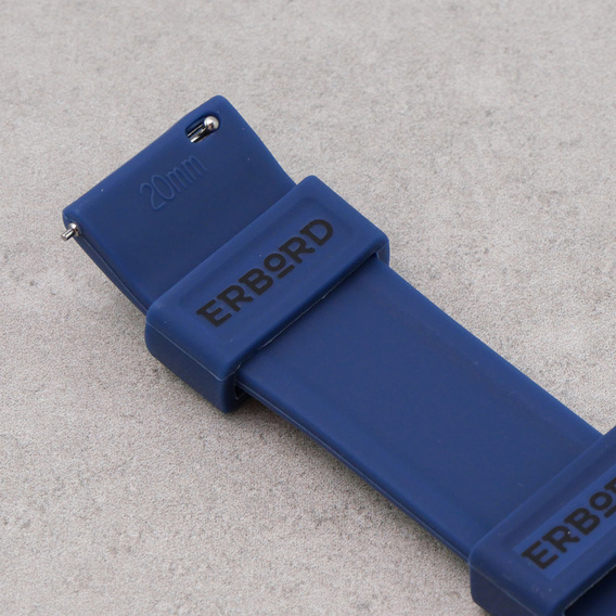 ERBORD Univerzálny 20 mm silikónový remienok