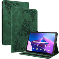 Puzdro pre Lenovo Tab M10 Plus 10.6 Gen 3 TB-125F TB-128F, Butterfly, zelený