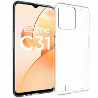 Tenké puzdro pre Realme C31, Slim, priehľadné