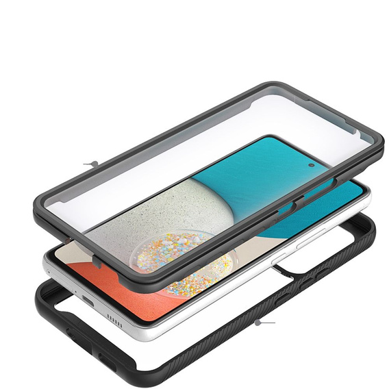 Puzdro pre Samsung Galaxy A53 5G, Shockproof, s fóliou, modré