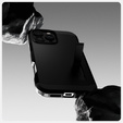 Puzdro Spigen pre iPhone 16 Pro, Tough Armor Mag MagSafe, čierne + tvrdené sklo 9H