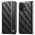 Flipové puzdro pre Xiaomi Redmi Note 13 Pro 4G / Xiaomi Redmi Note 14S / Xiaomi Poco M6 Pro 4G, Carbon LC.IMEEKE, čierne