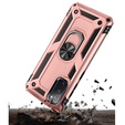 Pancierované obal na mobil pre Samsung Galaxy S20 FE, Nox Case Ring, ružové rose gold