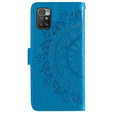 Klapkové puzdro pre Xiaomi Redmi 10, Mandala, modré