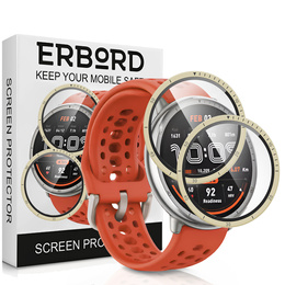2x hybridné sklo ERBORD pre Amazfit Active 2