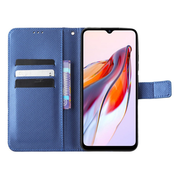 Klapkové puzdro pre Xiaomi Redmi 12C, Wallet, Smart Magnet, modré