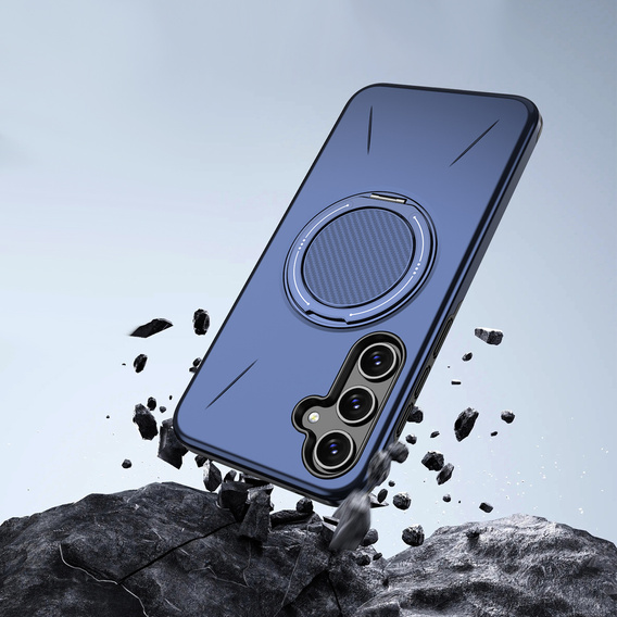 Puzdro MagSafe s podstavcom pre Samsung Galaxy A57 5G, modré