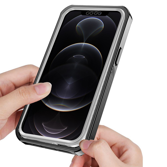Puzdro pre iPhone 13 mini, Shockproof, s fóliou, modré
