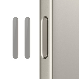 2x NORTHJO Sklo na ovládacie tlačidlo fotoaparátu pre iPhone 16 / 16 Plus / 16 Pro / 16 Pro Max, béžové