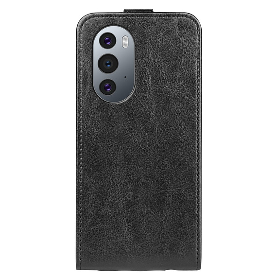 Klapkové puzdro pre Motorola Edge 30 Pro, Flip, čierne