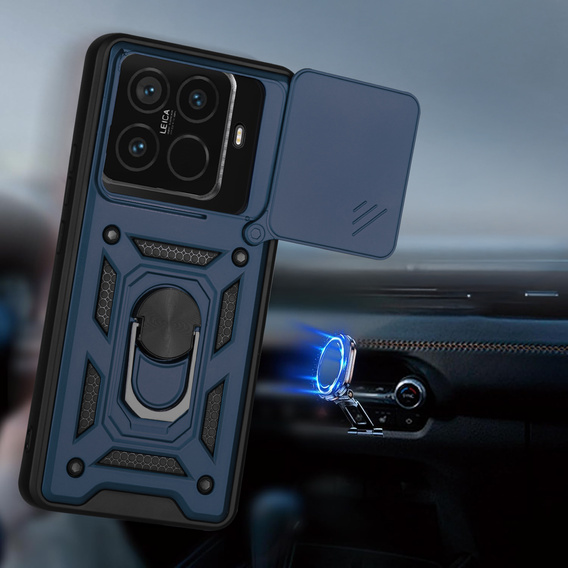 Pancierované puzdro CamShield Slide s krytom fotoaparátu a krúžkom pre Xiaomi 15T Pro