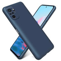 Obal na mobil pre Xiaomi Redmi Note 10 / 10S, Silicone Lite, tmavomodré