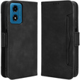Klapkové puzdro pre Motorola Moto E14, Card Slot, čierne
