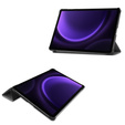 Puzdro pre Samsung Galaxy Tab S9 FE, trojskladové, sivé