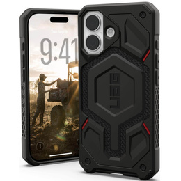 Urban Armor Gear Obal na mobil pre iPhone 15 Plus, Monarch Pro Kevlar MagSafe, čierne