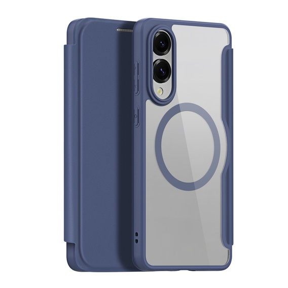 Dux Ducis Obal na mobil pre Samsung Galaxy S25 Edge, Skin X Pro, MagSafe, tmavomodré