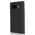 Klapkové puzdro pre Google Pixel 9A, Litchi Skin Grain, čierne